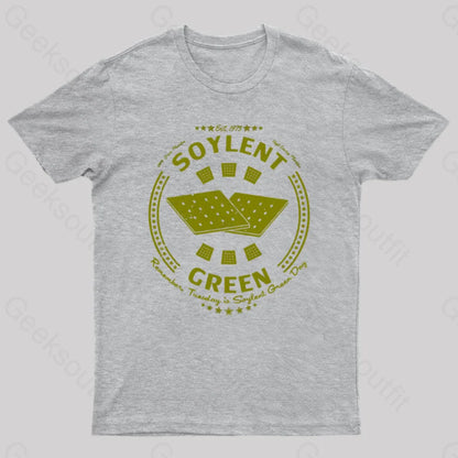 Soylent Biscuit Geek T-Shirt Grey / S