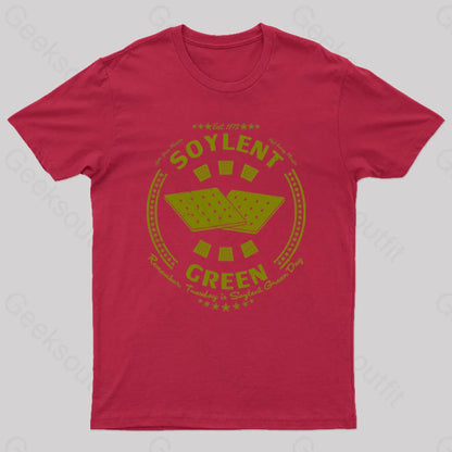 Soylent Biscuit Geek T-Shirt Red / S