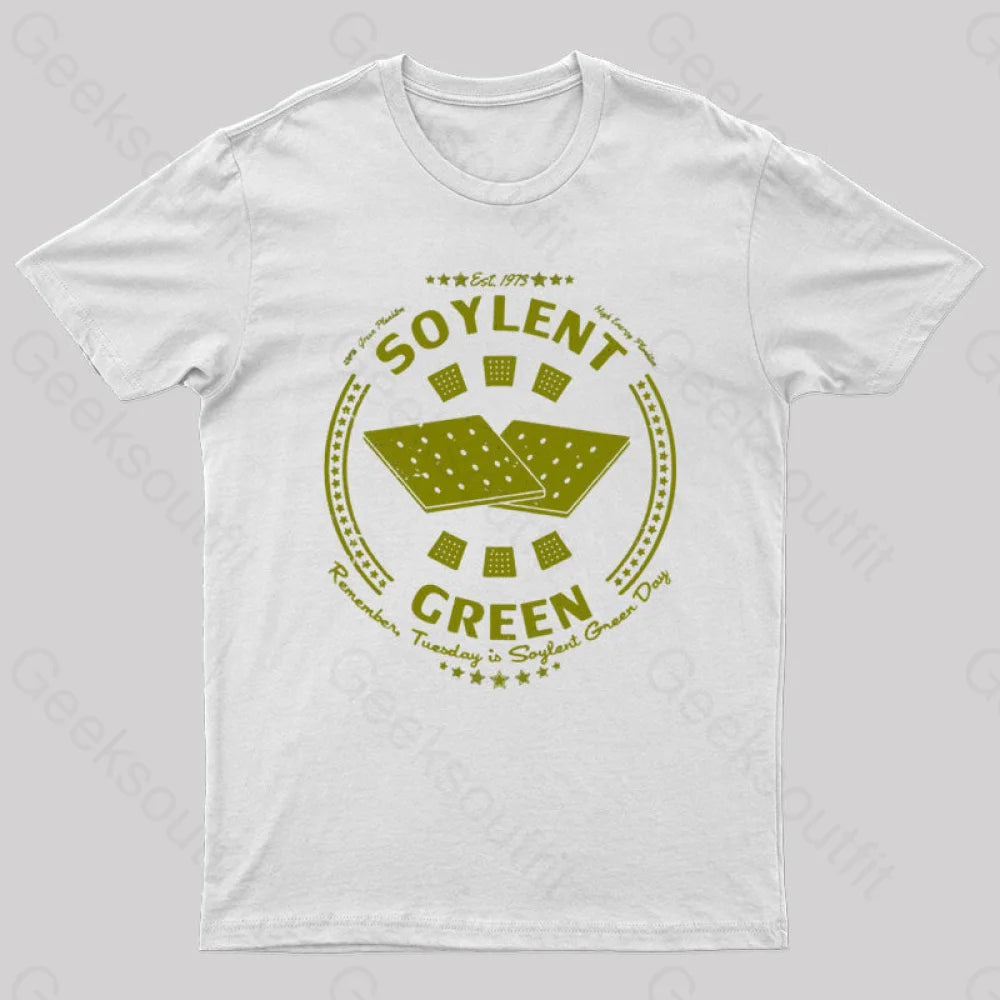 Soylent Biscuit Geek T-Shirt White / S