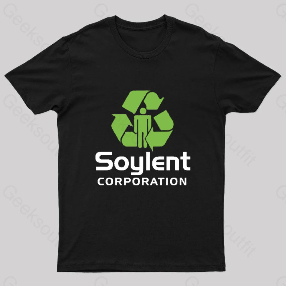 Soylent Corporation Geeks T-Shirt Black / S