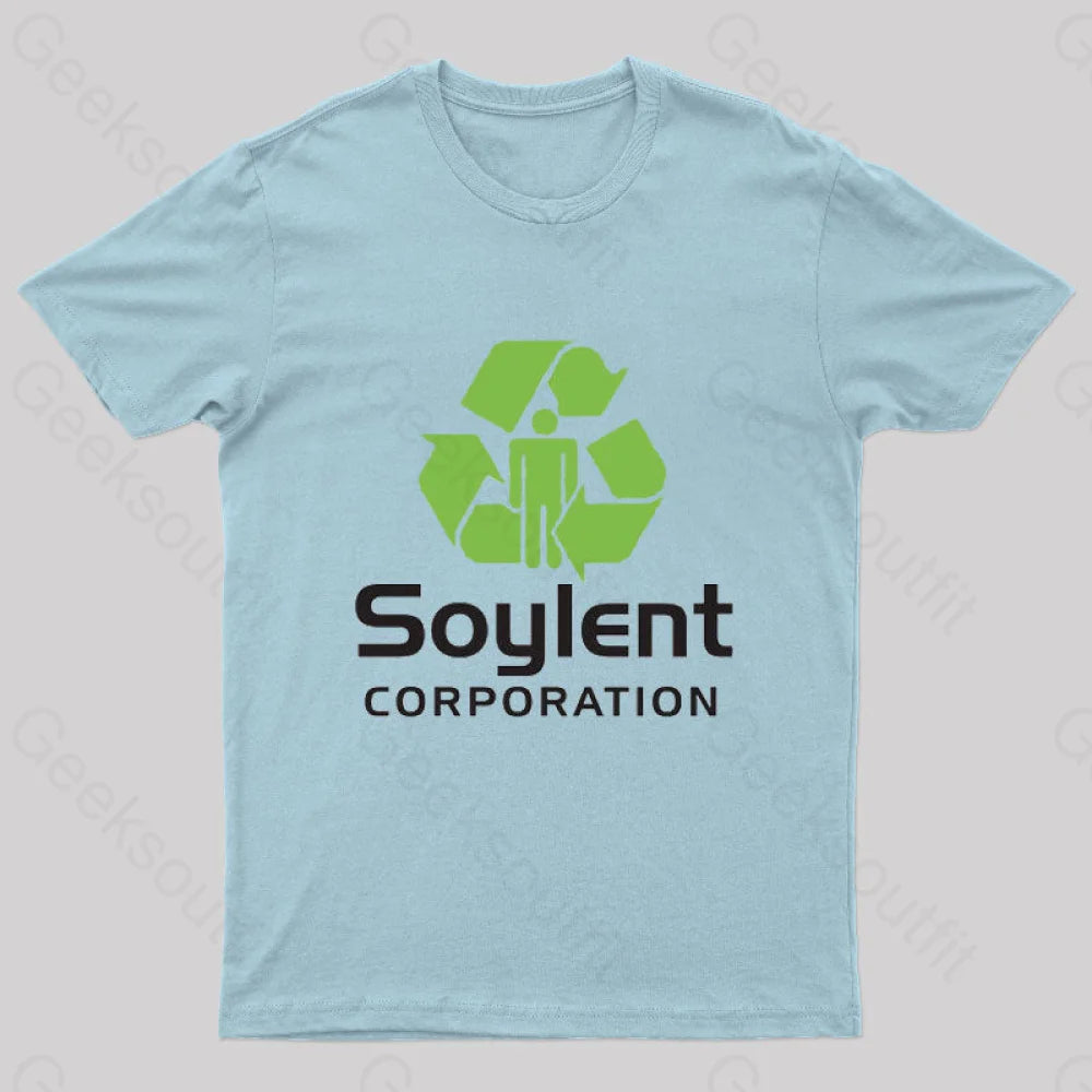 Soylent Corporation Geeks T-Shirt Light Blue / S