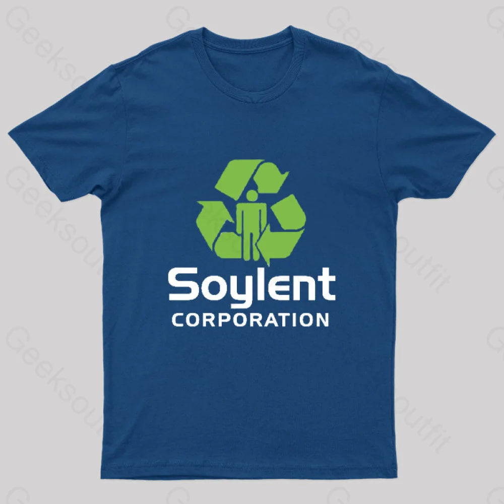 Soylent Corporation Geeks T-Shirt Navy / S