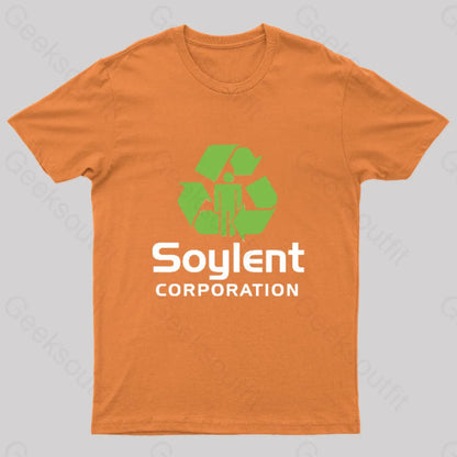 Soylent Corporation Geeks T-Shirt Orange / S