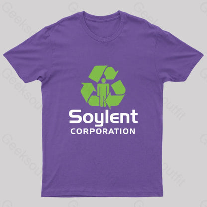 Soylent Corporation Geeks T-Shirt Purple / S