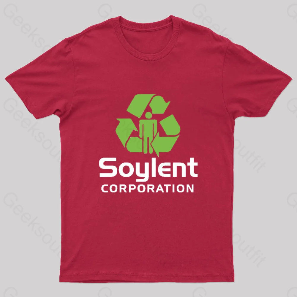 Soylent Corporation Geeks T-Shirt Red / S