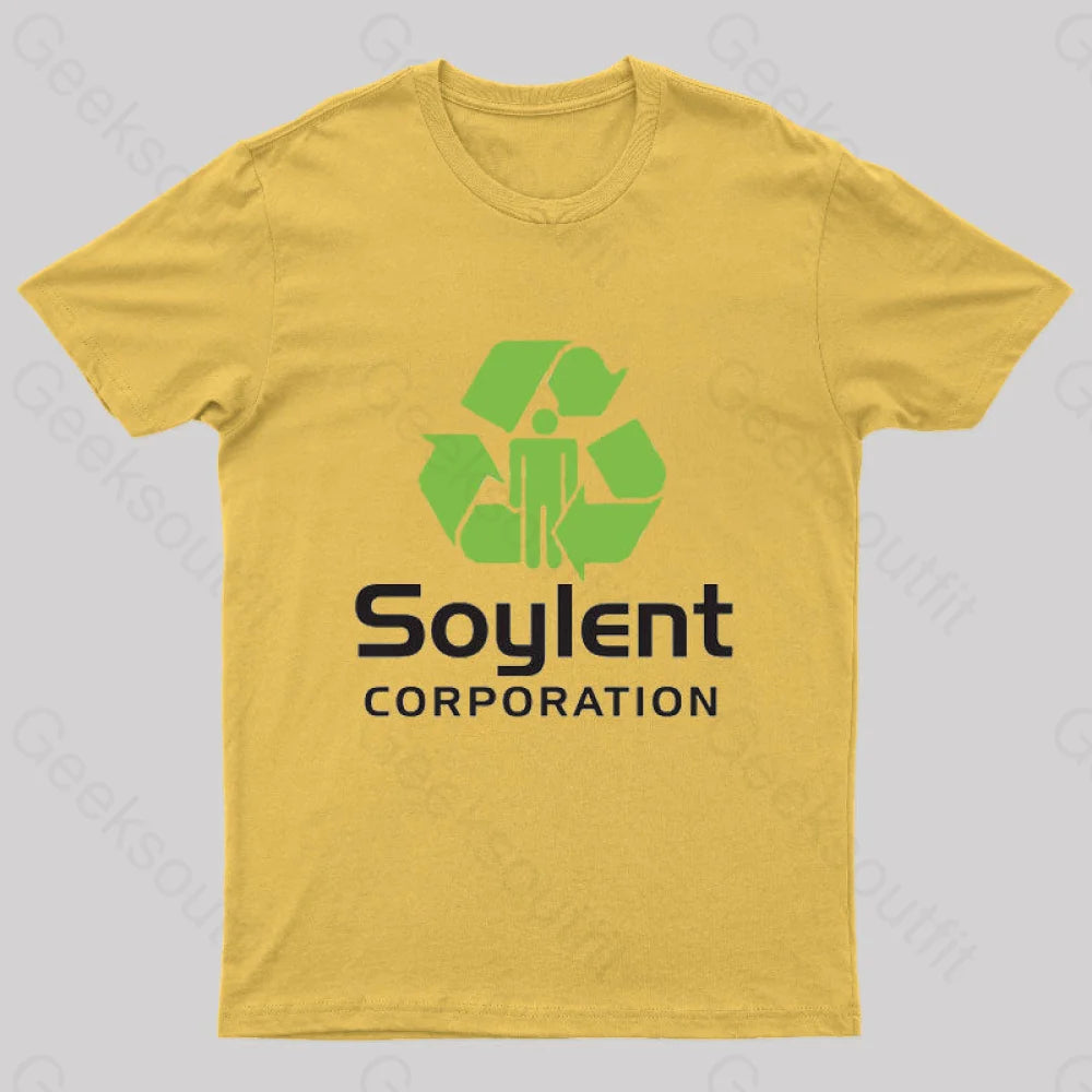 Soylent Corporation Geeks T-Shirt Yellow / S