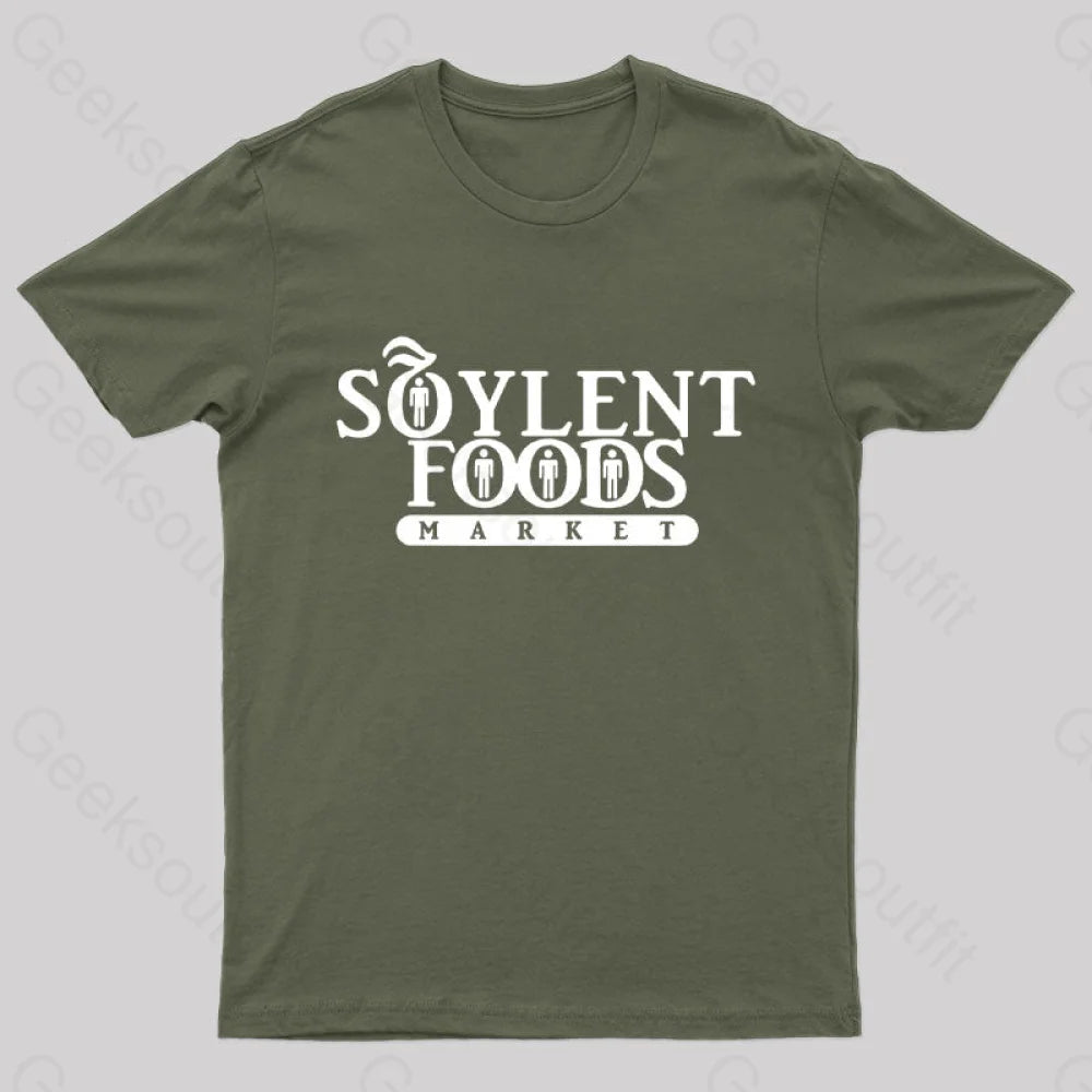 Soylent Foods Nerd T-Shirt Army Green / S