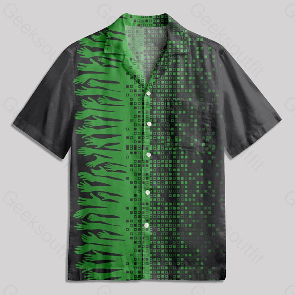 Soylent Green Button Up Pocket Shirt Hawaiian / S Bus590 Yc