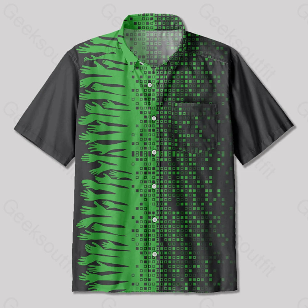 Soylent Green Button Up Pocket Shirt Up / S Bus590 Yc