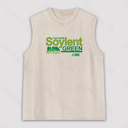 Soylent Green Unisex Washed Tank Apricot / S