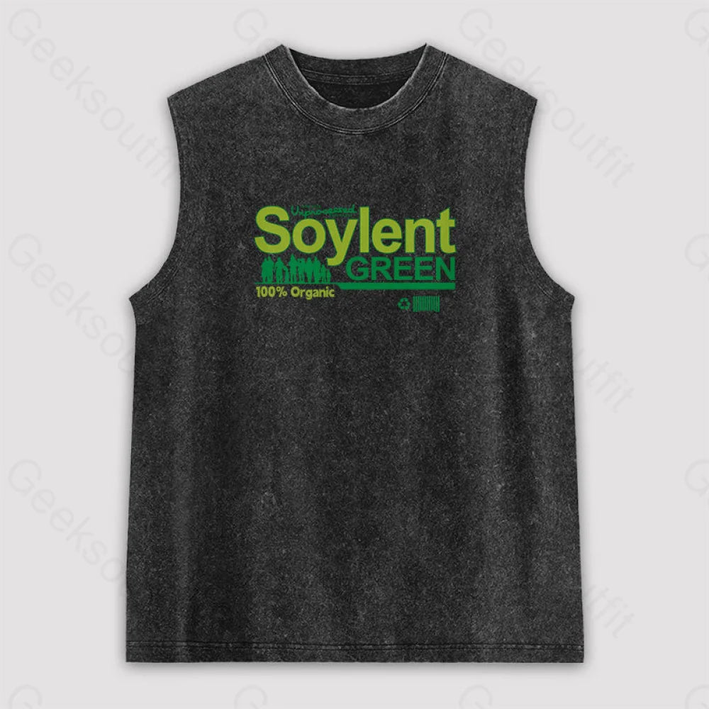 Soylent Green Unisex Washed Tank Black / S