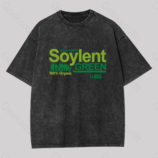 Soylent Green Washed T-Shirt Black / S