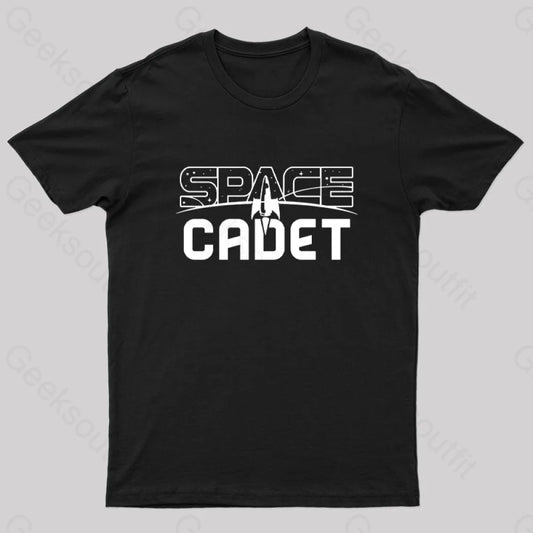 Space Cadet Geek T-Shirt Black / S