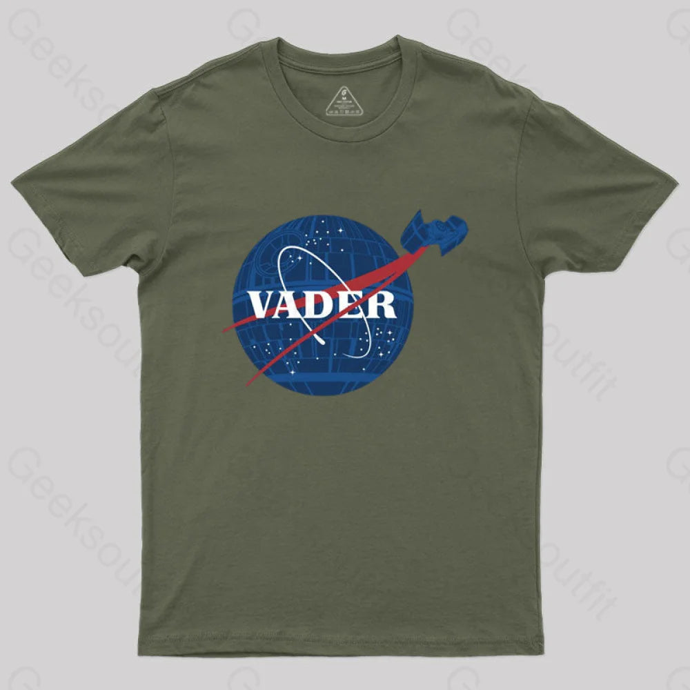 Space Program T-Shirt Army Green / S