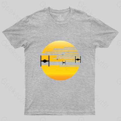 Space Sunset T-Shirt - Geeksoutfit