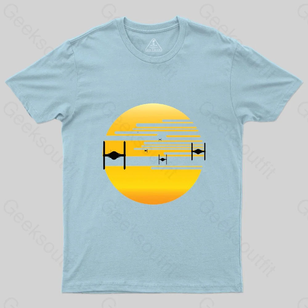 Space Sunset T-Shirt - Geeksoutfit