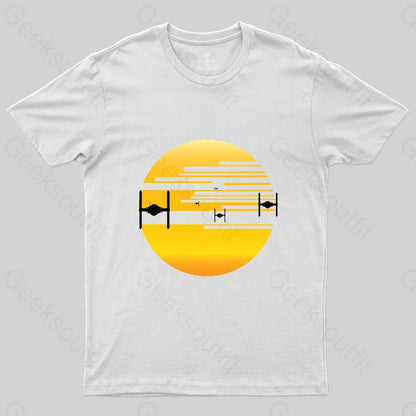 Space Sunset T-Shirt - Geeksoutfit