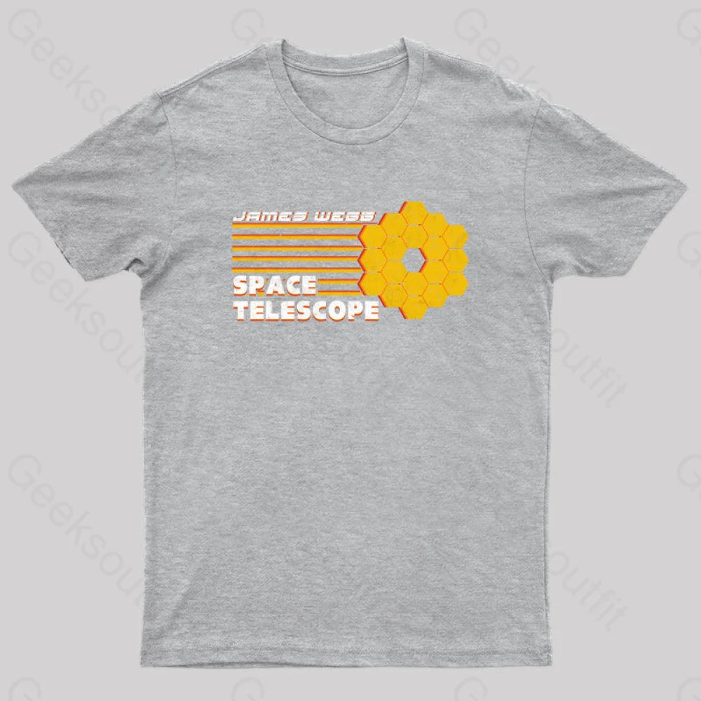 Space Telescope Geek T-Shirt Grey / S Yc