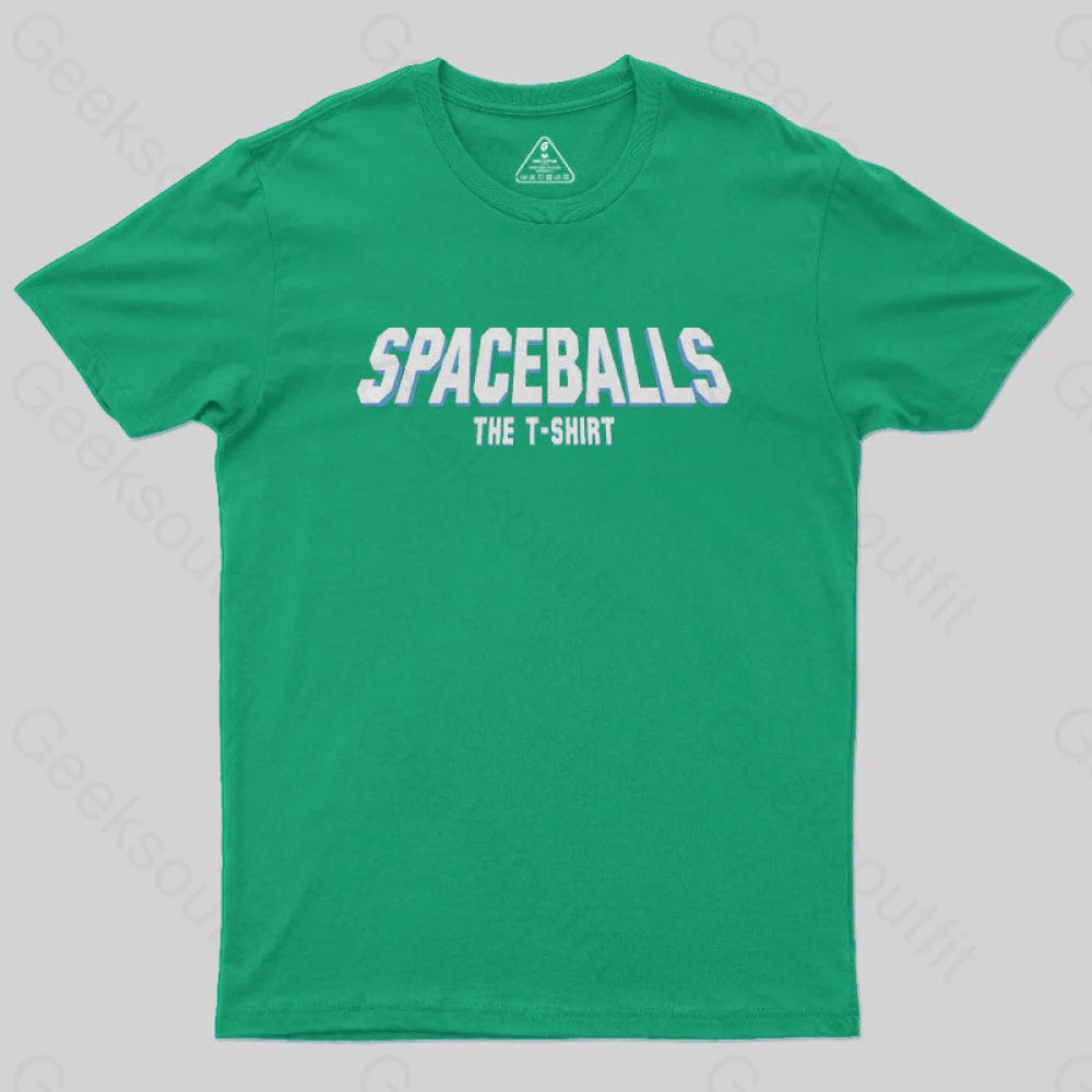 Spaceballs The T-Shirt Geek Green / S