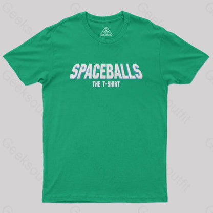 Spaceballs The T-Shirt Geek Green / S