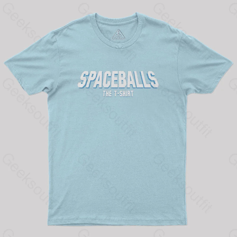 Spaceballs The T-Shirt Geek Light Blue / S