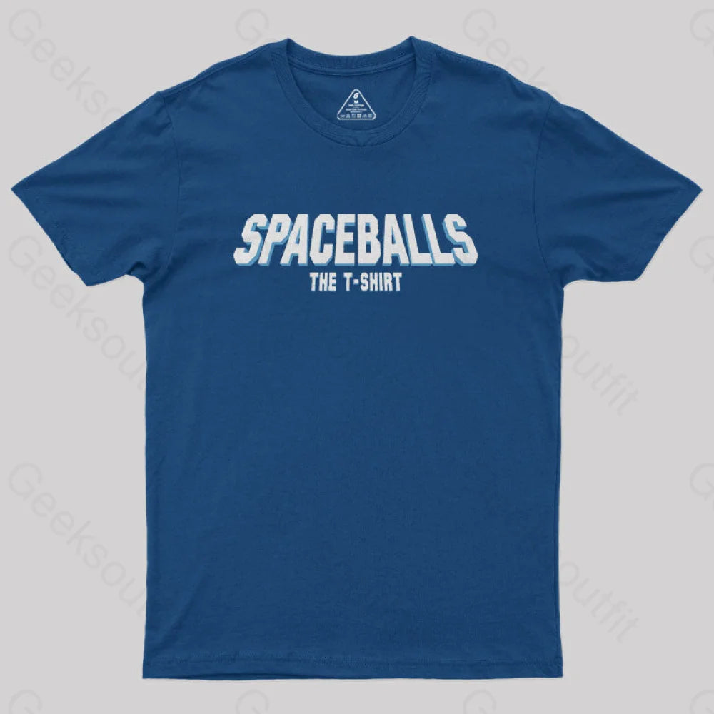 Spaceballs The T-Shirt Geek Navy / S