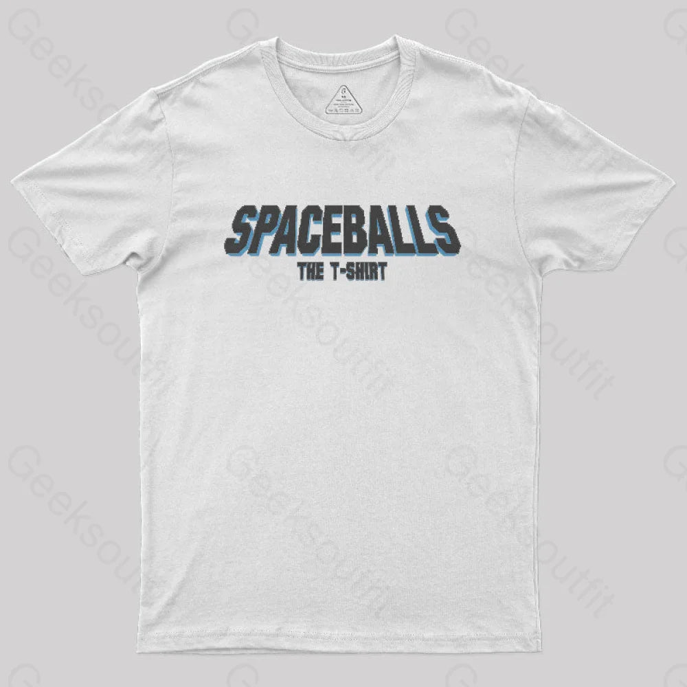 Spaceballs The T-Shirt Geek White / S