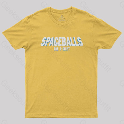 Spaceballs The T-Shirt Geek Yellow / S