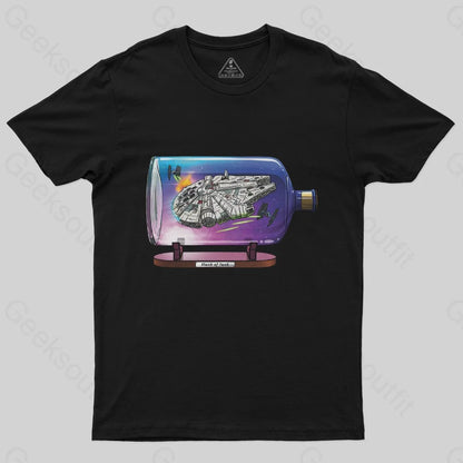 Spaceship In A Bottle T-Shirt - Geeksoutfit