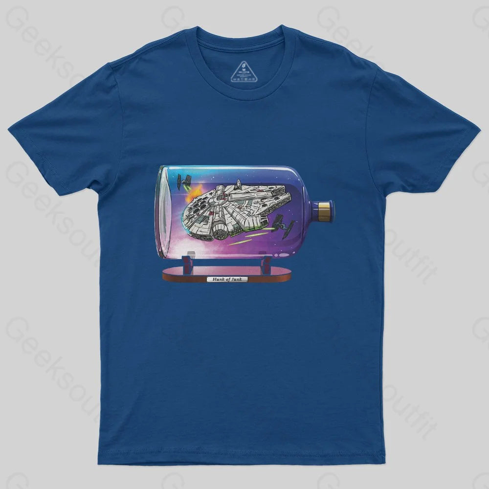 Spaceship In A Bottle T-Shirt - Geeksoutfit