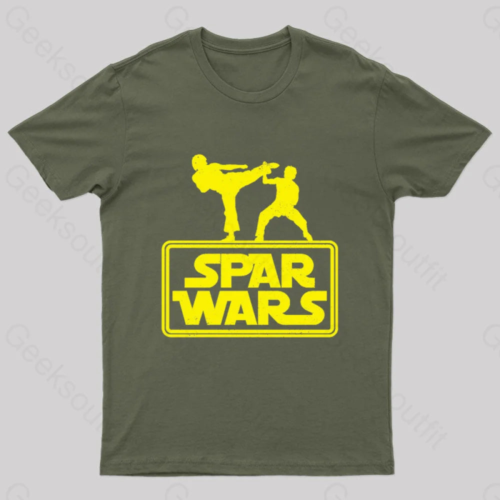 Spar Wars Geek T-Shirt Army Green / S