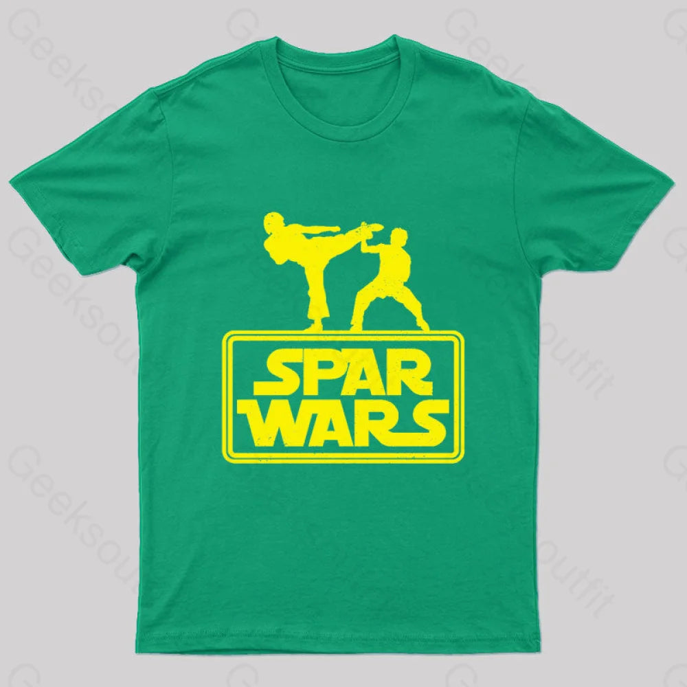 Spar Wars Geek T-Shirt Green / S