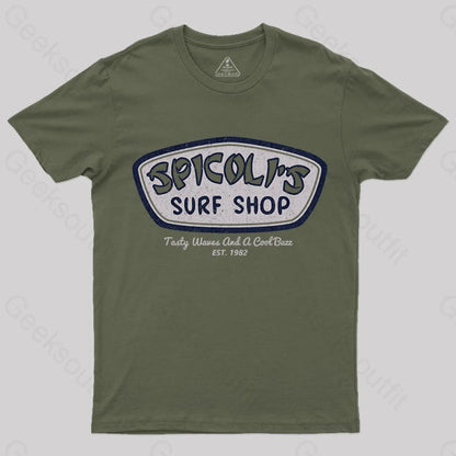 Spicoli’s Surf Shop T-Shirt Army Green / S