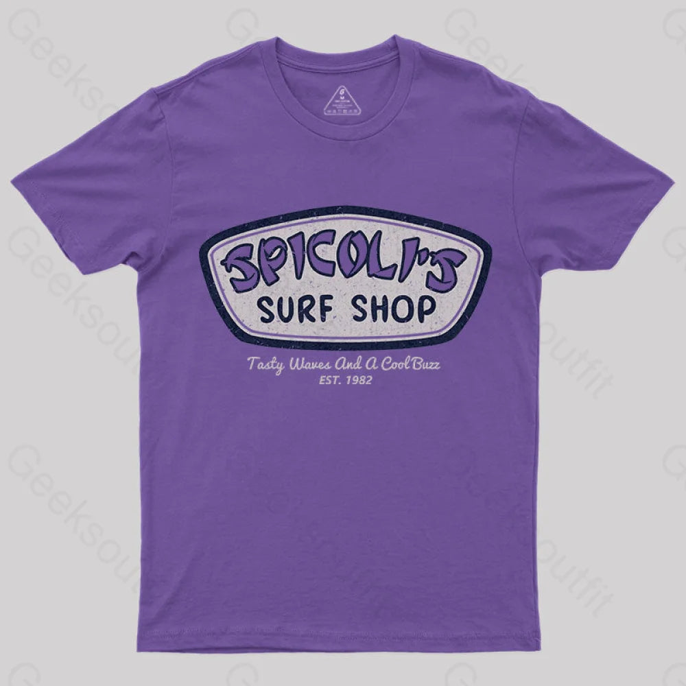 Spicoli’s Surf Shop T-Shirt Purple / S