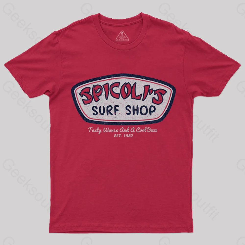 Spicoli’s Surf Shop T-Shirt Red / S