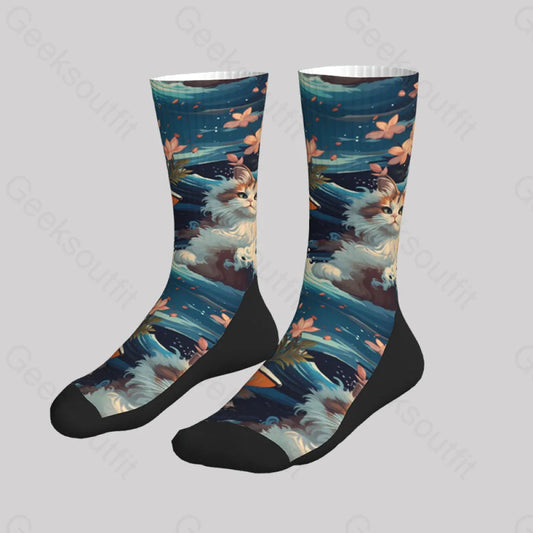 Splash And Cat Men’s Socks Sks120