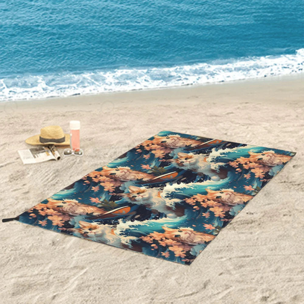 Splash And Cat Quick Drying Beach Towel 27.5*55In