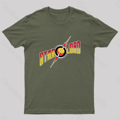 Star Lord Nerd T-Shirt Army Green / S