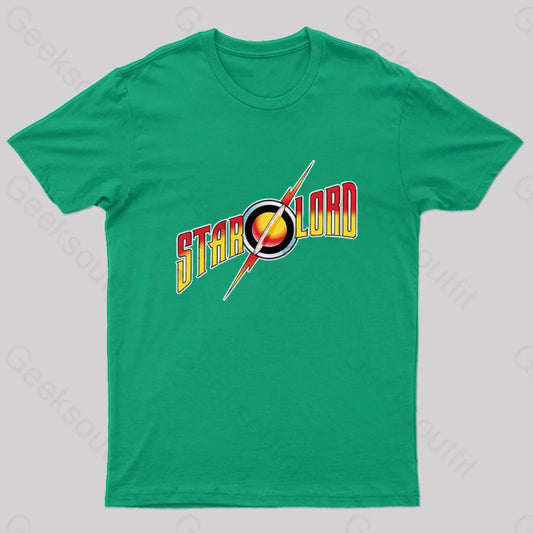 Star Lord Nerd T-Shirt Green / S