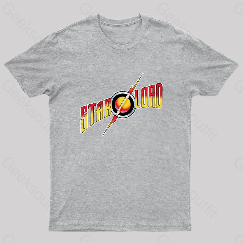 Star Lord Nerd T-Shirt Grey / S