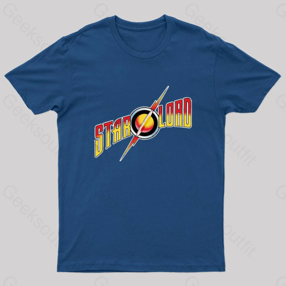 Star Lord Nerd T-Shirt Navy / S