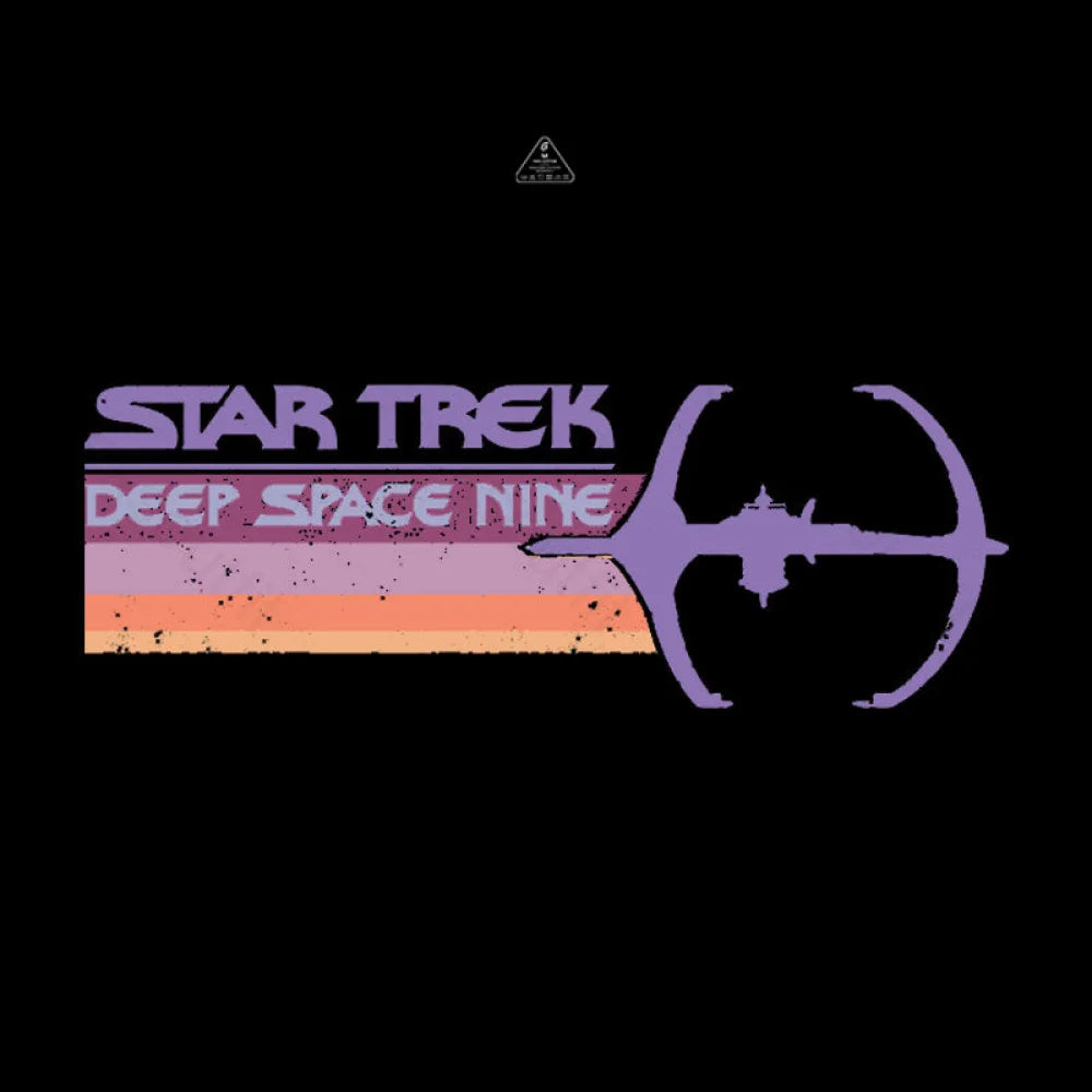 Star Trek Deep Space Nine Distressed Vintage Logo Geek T-Shirt