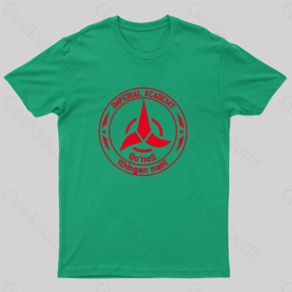 Star Trek Discovery Qo’nos Klingon Academy T-Shirt Green / S