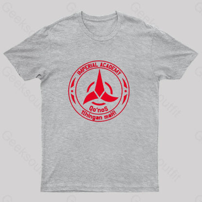 Star Trek Discovery Qo’nos Klingon Academy T-Shirt Grey / S