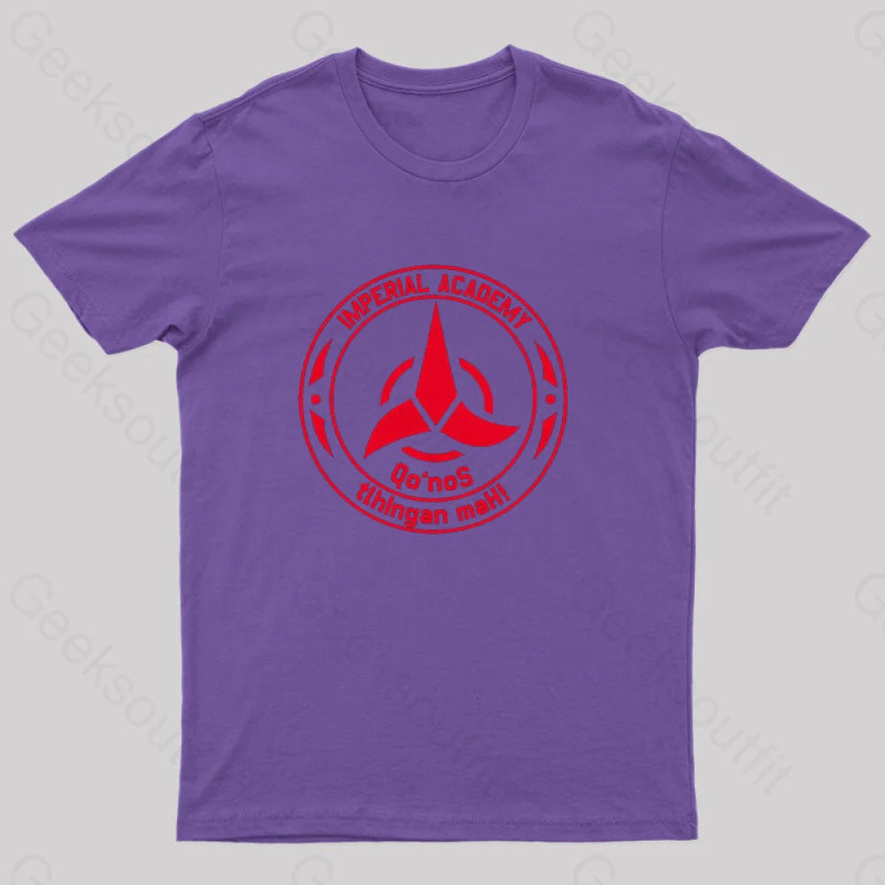 Star Trek Discovery Qo’nos Klingon Academy T-Shirt Purple / S