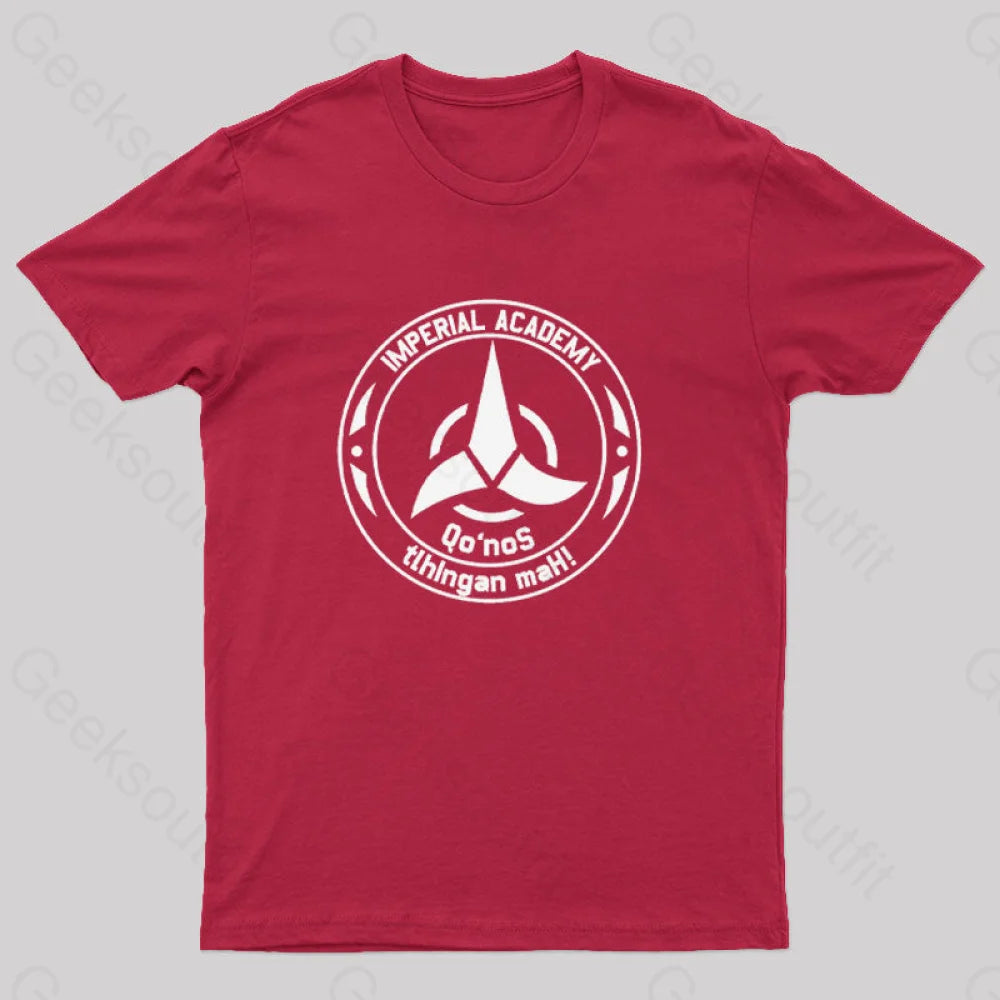 Star Trek Discovery Qo’nos Klingon Academy T-Shirt Red / S