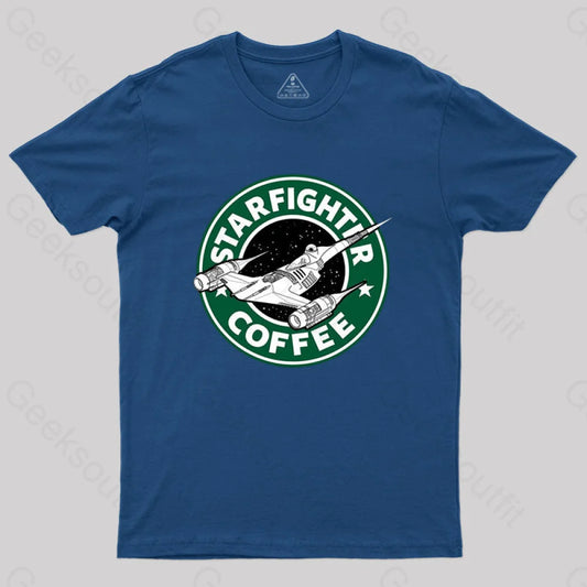 Starfighter Coffee T-Shirt Navy / S