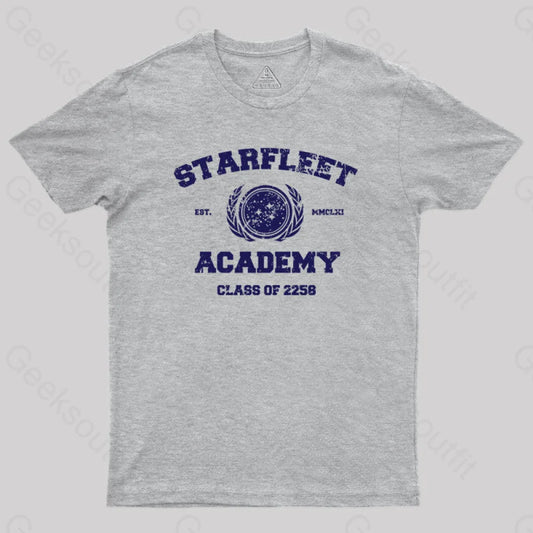 Starfleet Academy Nerd T-Shirt Grey / S