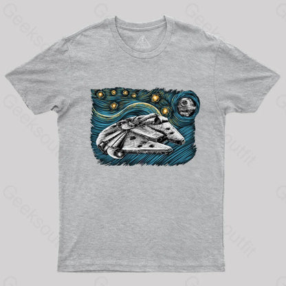 Starry Falcon T-Shirt Grey / S