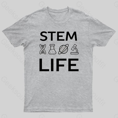 Stem Life Geek T-Shirt Grey / S